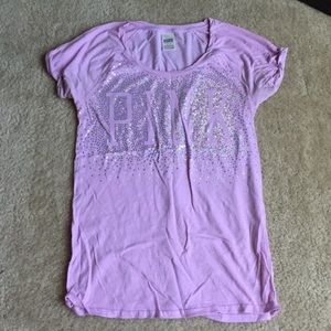 PINK blingy tee