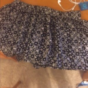 Black and white pattern shorts