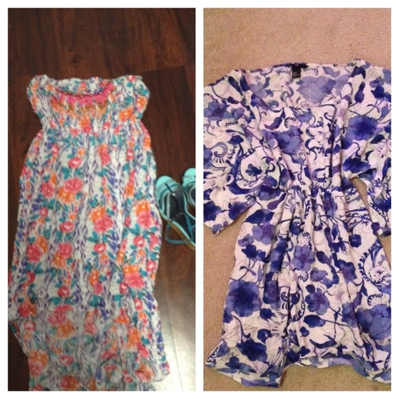 DRESS BUNDLE!!! H&M Mini Boho and High low dress