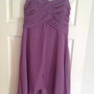 High Low Strapless Dress