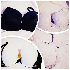 BUNDLE - 3 Victoria's Secret 32DD Bras
