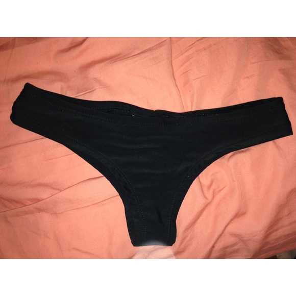Black swim suit bottoms