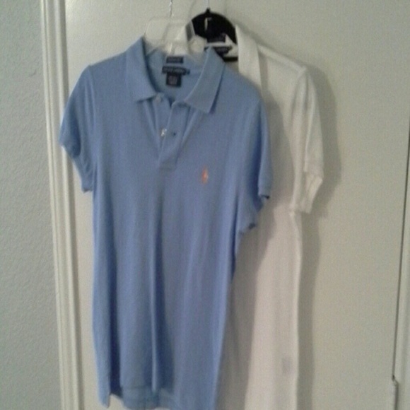 BUNDLED TWO Womens ralph lauren "skinny" polos