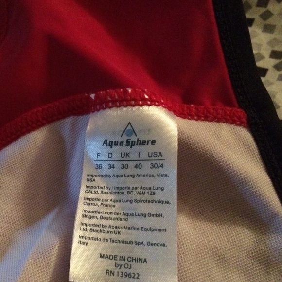 Aqua sphere swim suit
