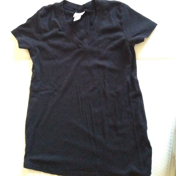 Black Vneck maternity tshirt