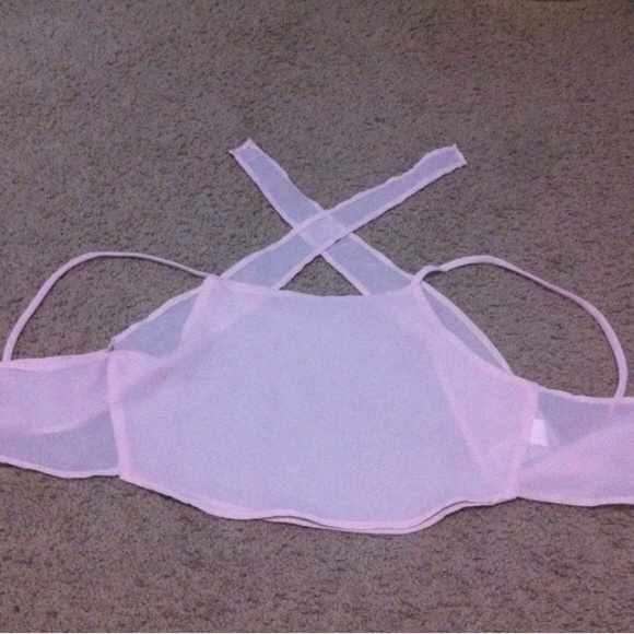 Light pink berit top Brandy Melville