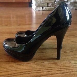 Candies Black Dress Heels