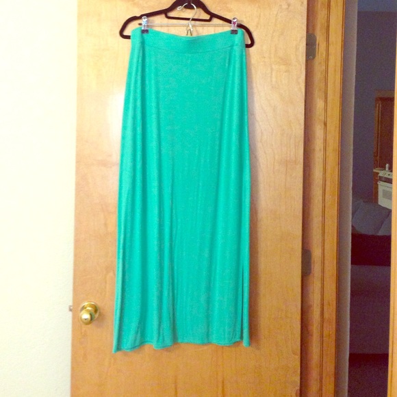 The Limited Dresses & Skirts - Mint cotton maxi skirt