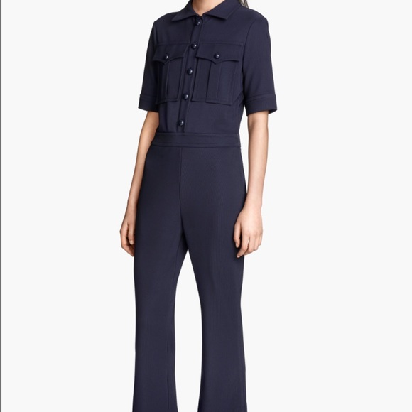 Short sleeve jump suit