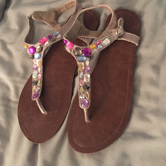 Jeweled sandals