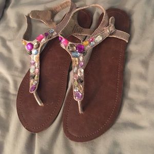 Jeweled sandals
