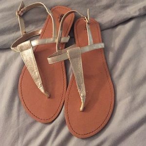 Gold sandals