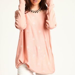 Love Culture Oversized Anchor Shirt