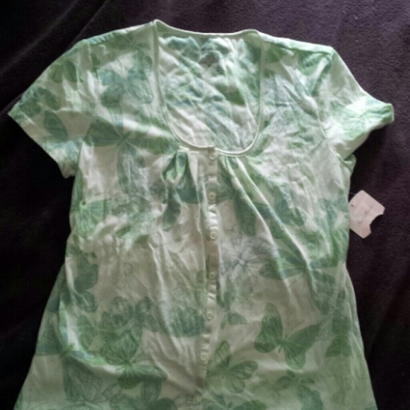 Butterfly pajamas set light green, blue and mint