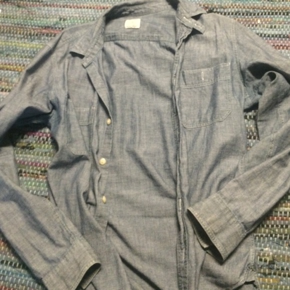 J crew chambray shirt