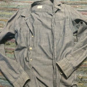 J crew chambray shirt