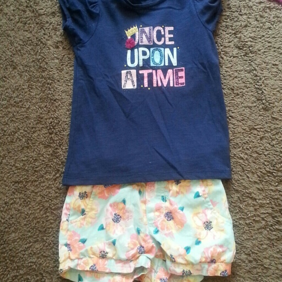 Toddler girl short set