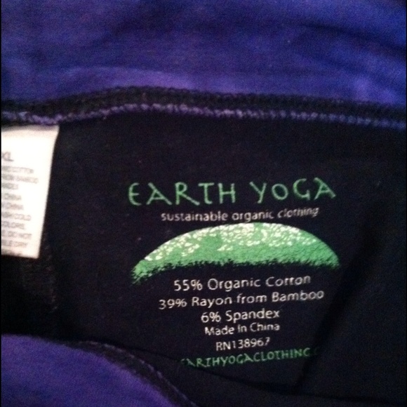 Black with purple tie die leggings