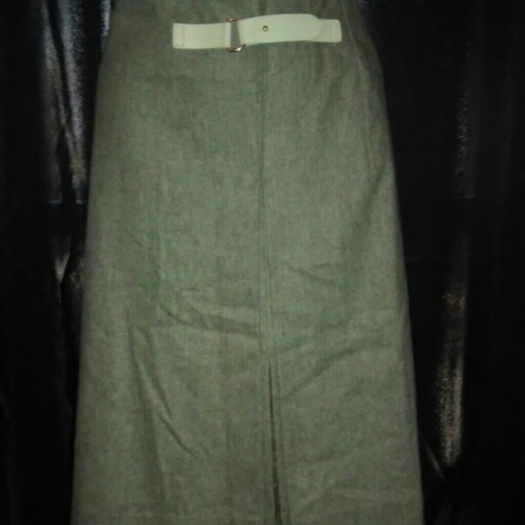 Calvin Klein kick pleat skirt