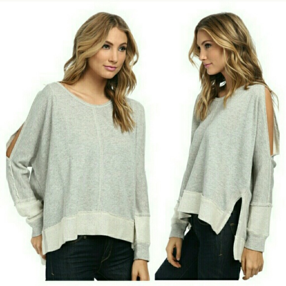 Free People Cutout Shoulder Sweater - Picture 2 of 4