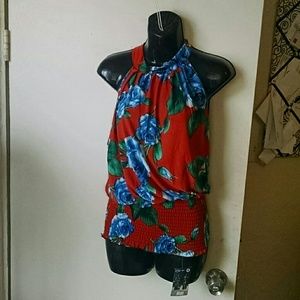 SUPER CUTE SUMMER TOP WITH TIE BACK