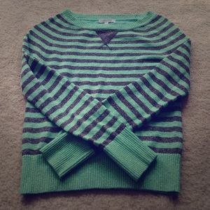 Mint striped sweater from Delia's