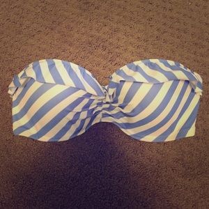 Periwinkle Victorias secret bandeau swim top