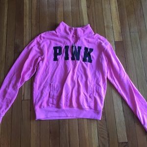 Victoria's Secret crew half zip size small