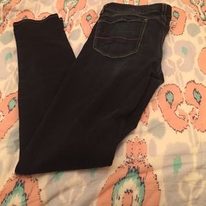 American eagle dark wash skinny jeans