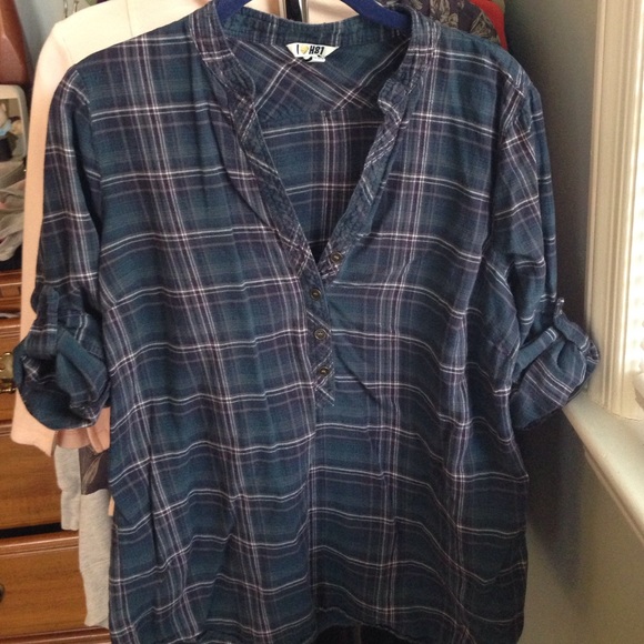 Plaid tunic