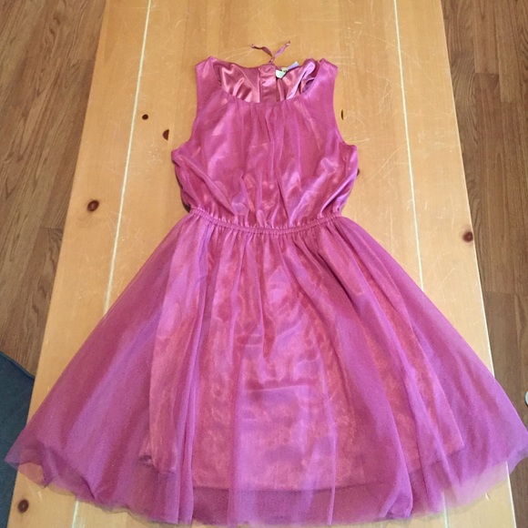 Pink took dress