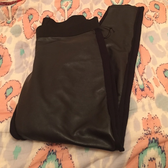 "Leather" leggings
