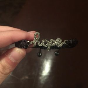 Hope titanium draw string bracelet