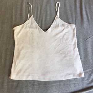 Ribbed oatmeal Brandy tank