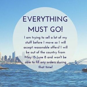 Make an offer! Everything must go!