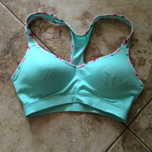 Mint/Floral Sports Bra