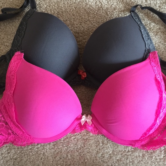 Two VS Dream Angels Push-Up Bras