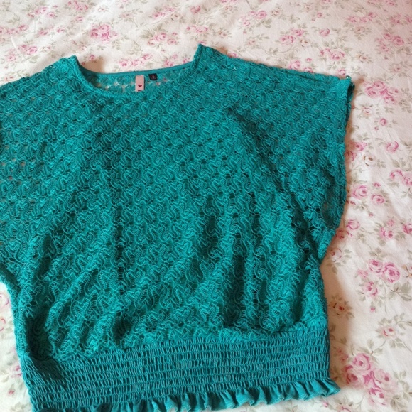 ❤❤️❤️TEAL TOP M YOUTH NWOT - Picture 3 of 4