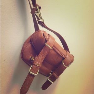 Brown cross body