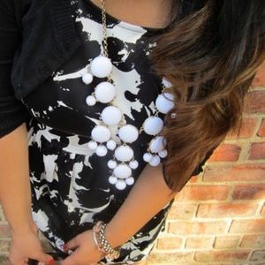 J. Crew authentic white bubble necklace