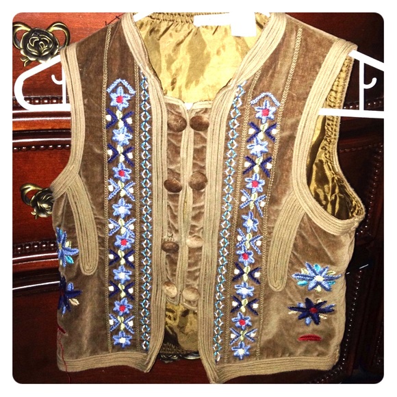 Girl's Vest (suede feel)