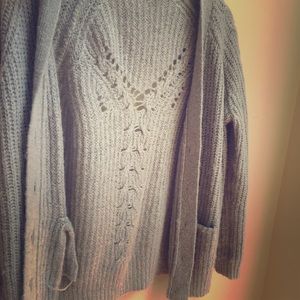 Grey cardigan