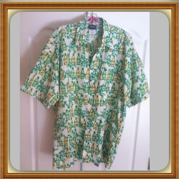 Versace Tops - Versace Jeans Couture Green Jeans Shirt