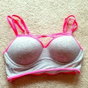 VS Pink Padded Caged Bralette