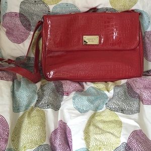 Liz Claiborne Patent Leather 17" Laptop Bag