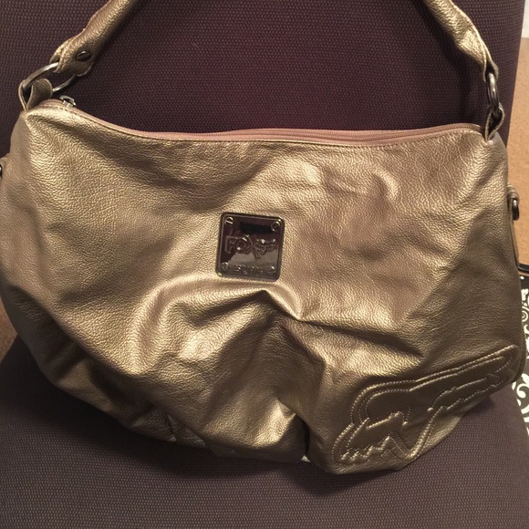 Fox silver purse