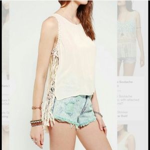 Staring at the stars macrame tank