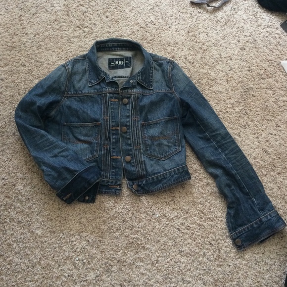 Gap cropped denim jacket