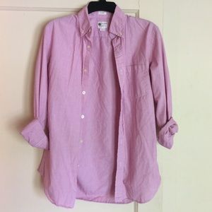 Pink button up