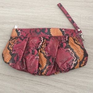 Snakeskin Clutch